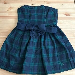 Abercrombie plaid dress; wool; size 6
